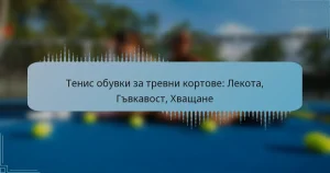 Тенис обувки за тревни кортове: Лекота, Гъвкавост, Хващане
